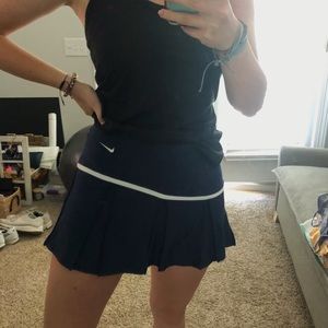 Navy Nike Tennis Skort